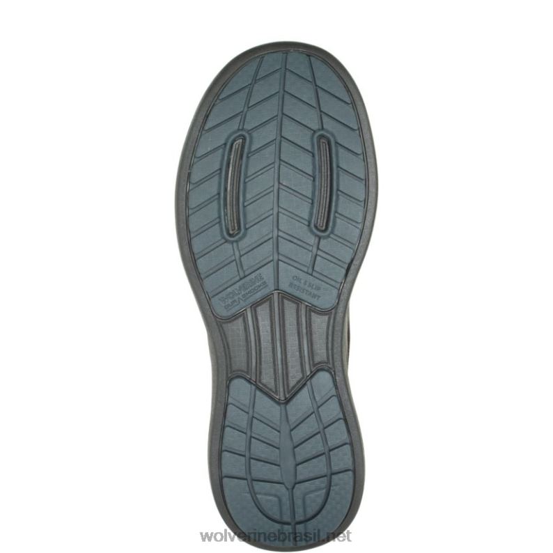 homens parafuso durashocks malha carbonmax sapato de trabalho preto Wolverine VL4VN99 - Image 4