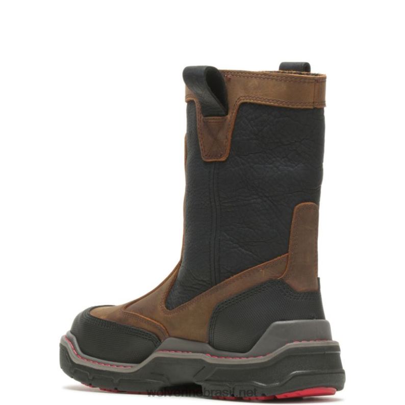 homens raider durashocks heavy duty carbonmax work wellington marrom Wolverine VL4VN42 - Image 3