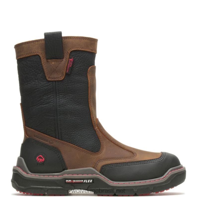 homens_raider_durashocks_heavy_duty_carbonmax_work_wellington_marrom_wolverine_vl4vn42.jpg homens raider durashocks heavy duty carbonmax work wellington marrom Wolverine VL4VN42 - Image 1