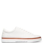 homens tênis baixo blvd branco Wolverine VL4VN178