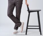 homens tênis de corte blvd couro branco/camurça pedra Wolverine VL4VN224 - Image 2