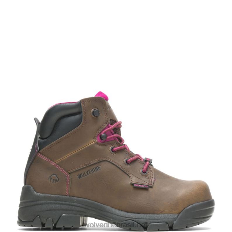 mulheres_bota_de_trabalho_merlin_a_prova_dagua_com_biqueira_composta_6_marrom_wolverine_vl4vn58.jpg mulheres bota de trabalho merlin à prova d'água com biqueira composta 6" marrom Wolverine VL4VN58 - Image 1