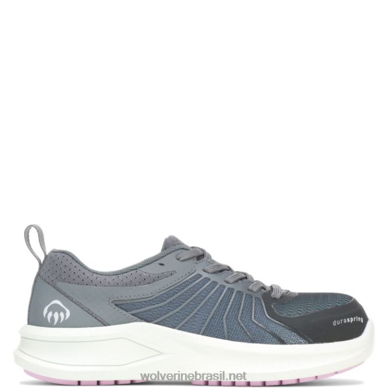 mulheres_sapato_durashocks_carbonmax_bolt_vent_aco_cinza_wolverine_vl4vn118.jpg mulheres sapato durashocks carbonmax bolt vent Aço cinza Wolverine VL4VN118 - Image 1