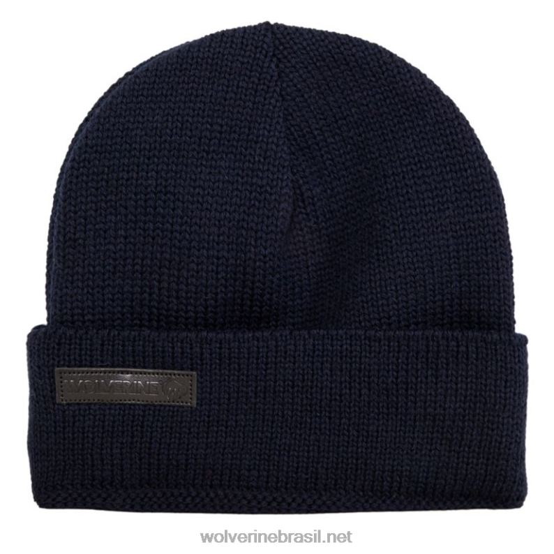 unissex gorro de relógio de lã azul marinho Wolverine VL4VN240 - Image 1